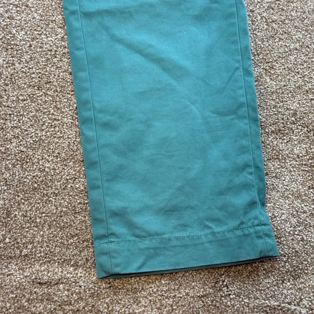 Banana Republic Emerson Chino Mens 33x30 Seafoam Green Pants Trousers Office‎